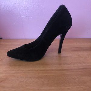 Steve Madden Black Suede